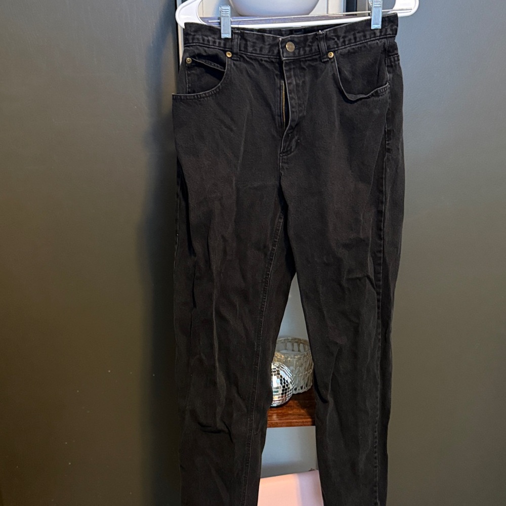 Liz Claiborne Women's Black Straight Leg Jeans